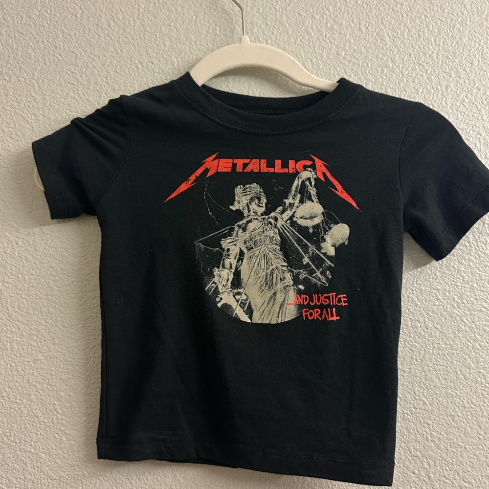 Black Baby Tee - Metallica